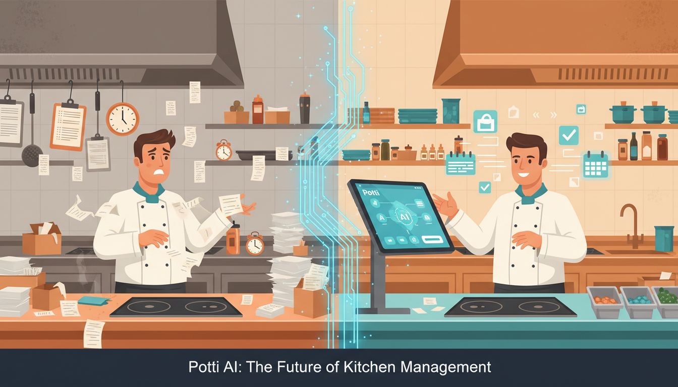 L'Intelligence Artificielle révolutionne la restauration : Comment Potti automatise votre activité